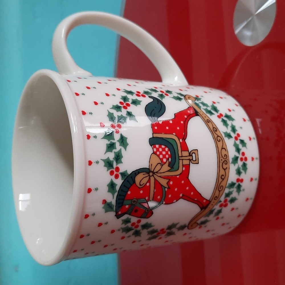 Rocking horse Christmas mug 🎁